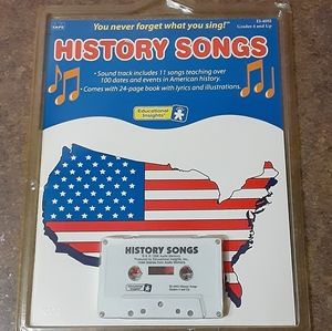 Educational Insights History Songs Cassette w/24 P
